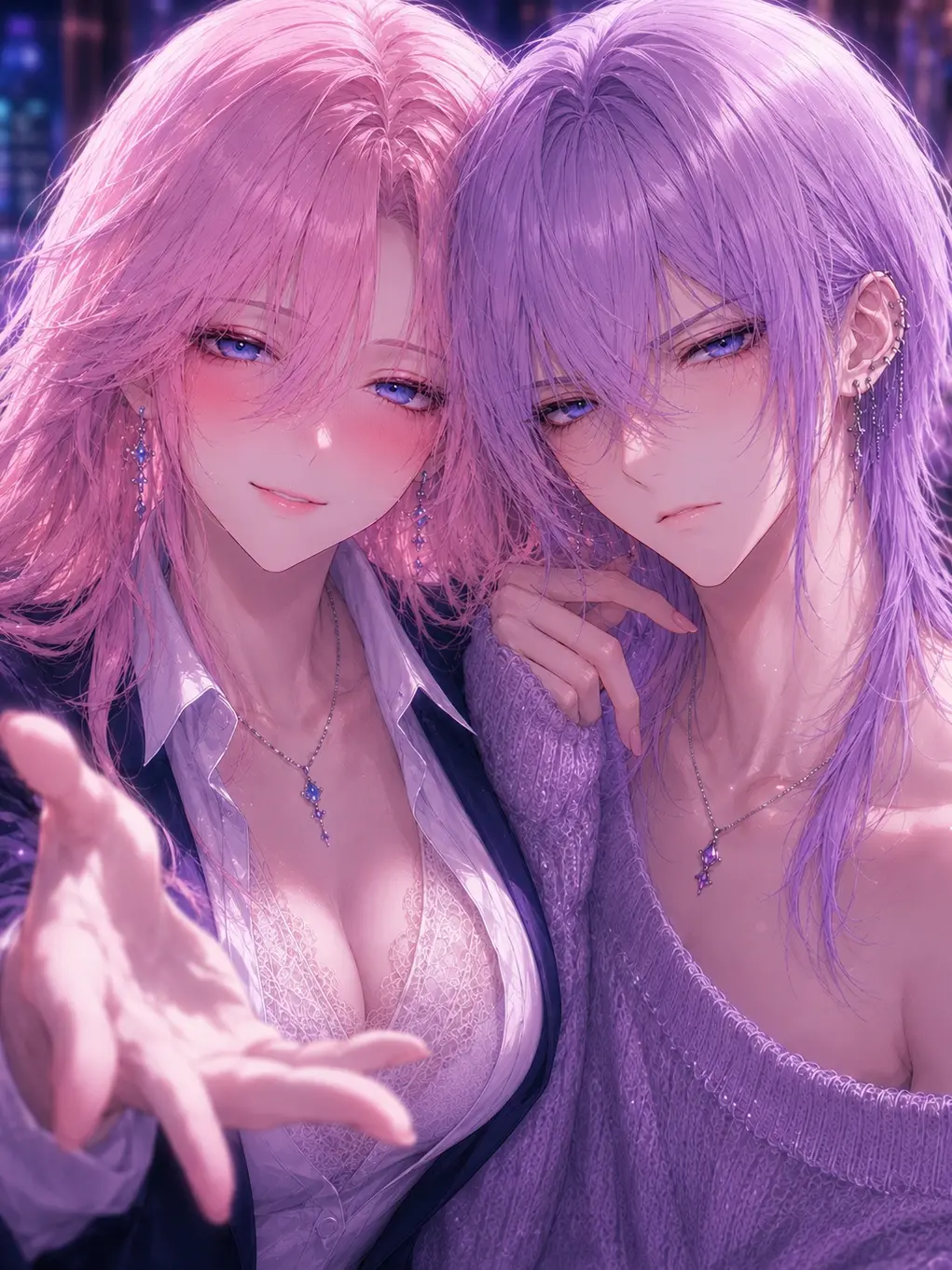 ZestyEdit5901의 美人姉弟に共有恋人されちゃいます♡