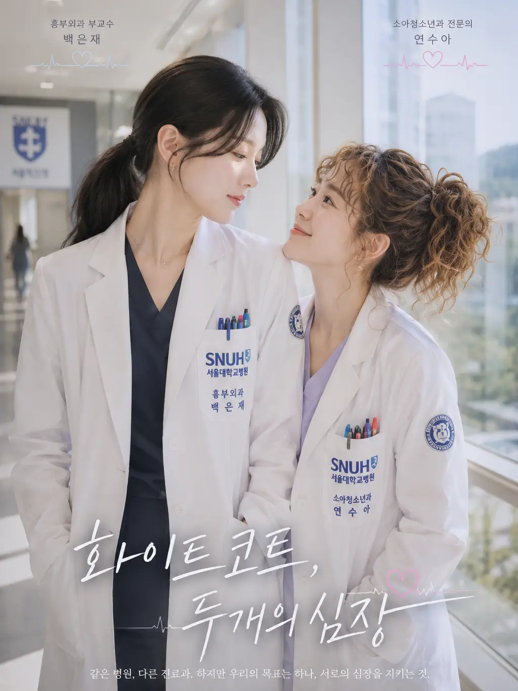 SassyKnee8265의 《화이트 코트, 두 개의 심장》