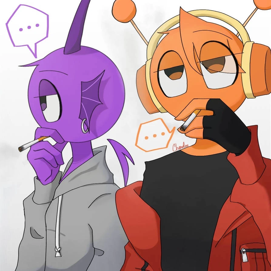 담배 피는 Oren , Durple