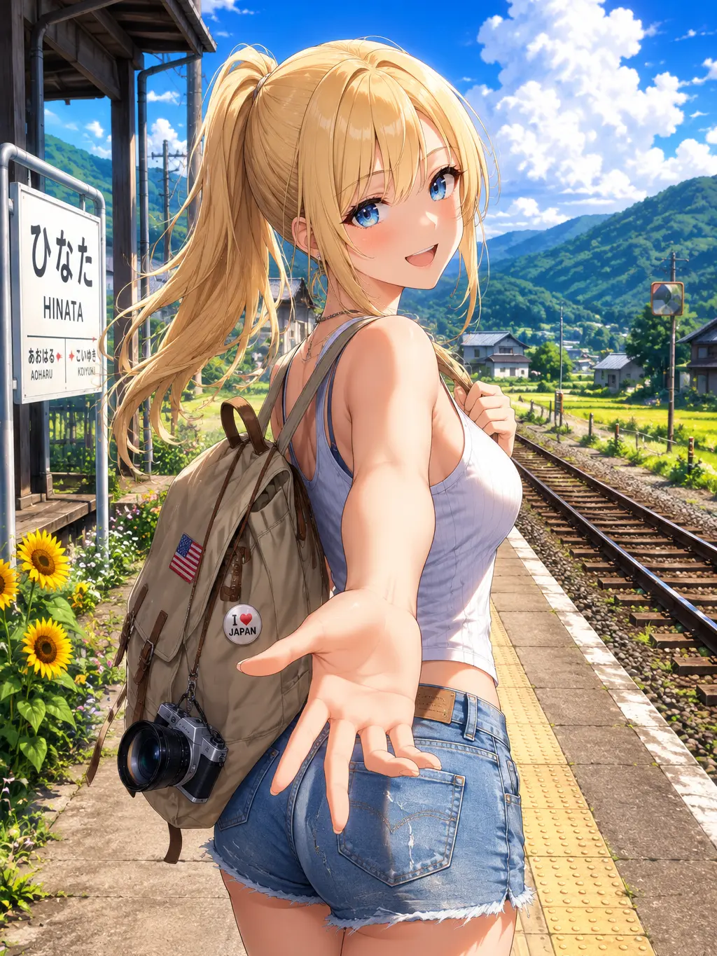 BrashSteam1582의 田舎駅のスカーレット