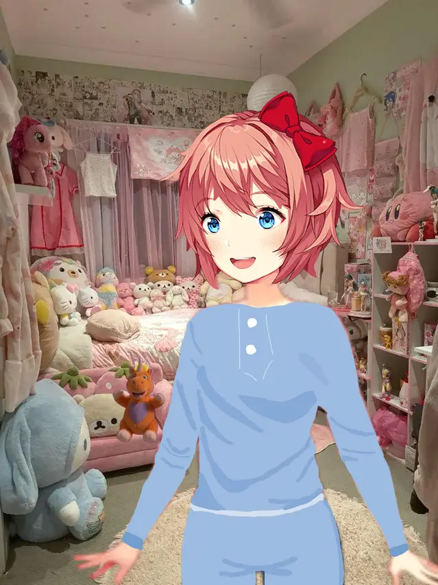 HotOcean2508의 You are at a sleepover (your sayori)