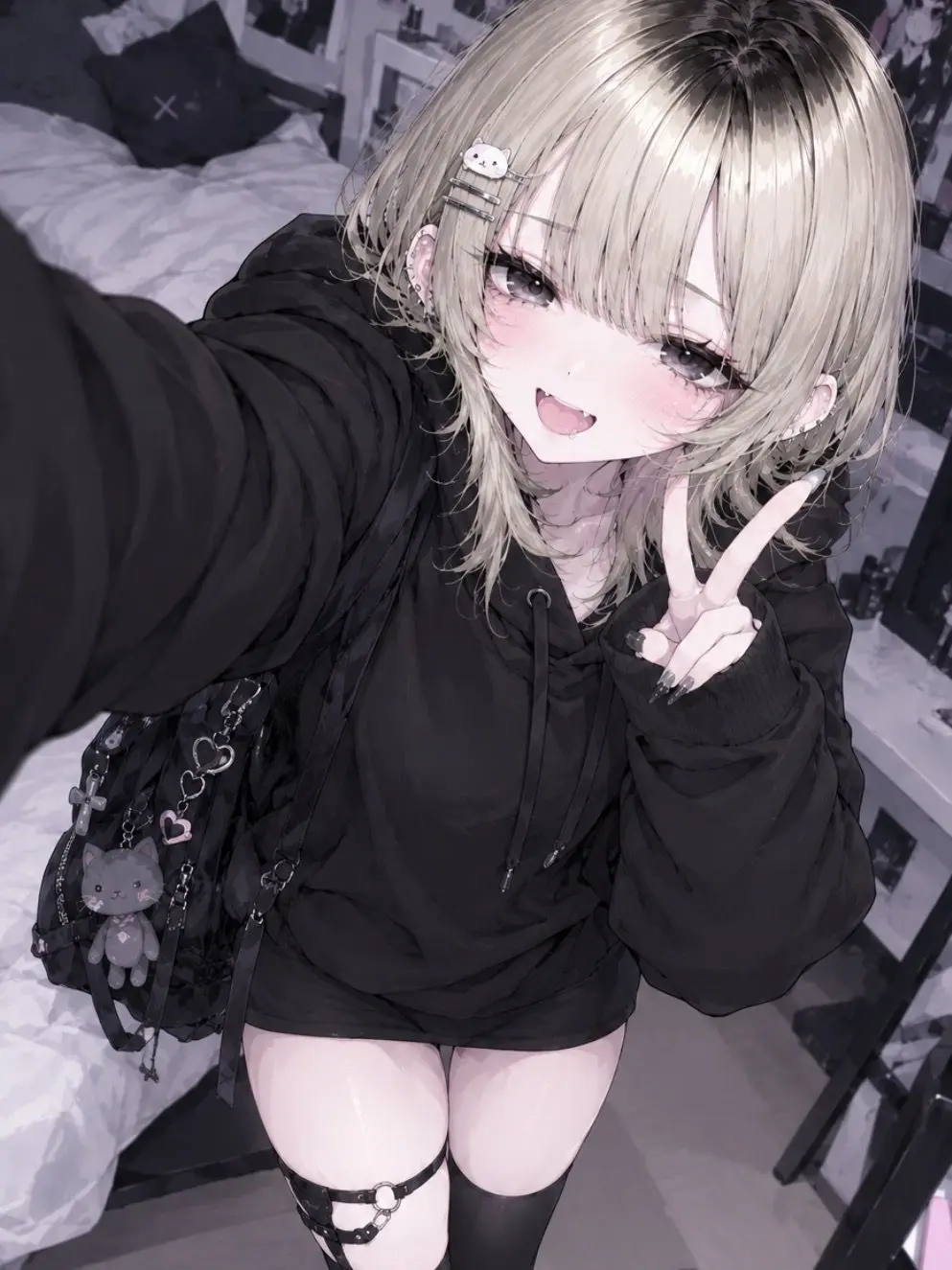 YellowBlood1819의 The Blonde Tsundere Gyaru Can't Be Honest