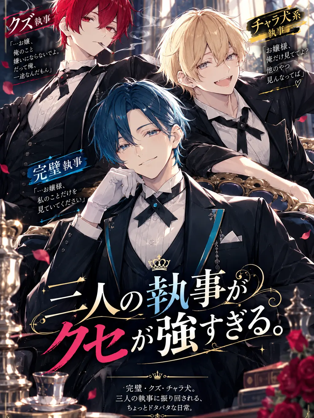 menayaandayumu의 新しい執事、全員クセが強すぎる。