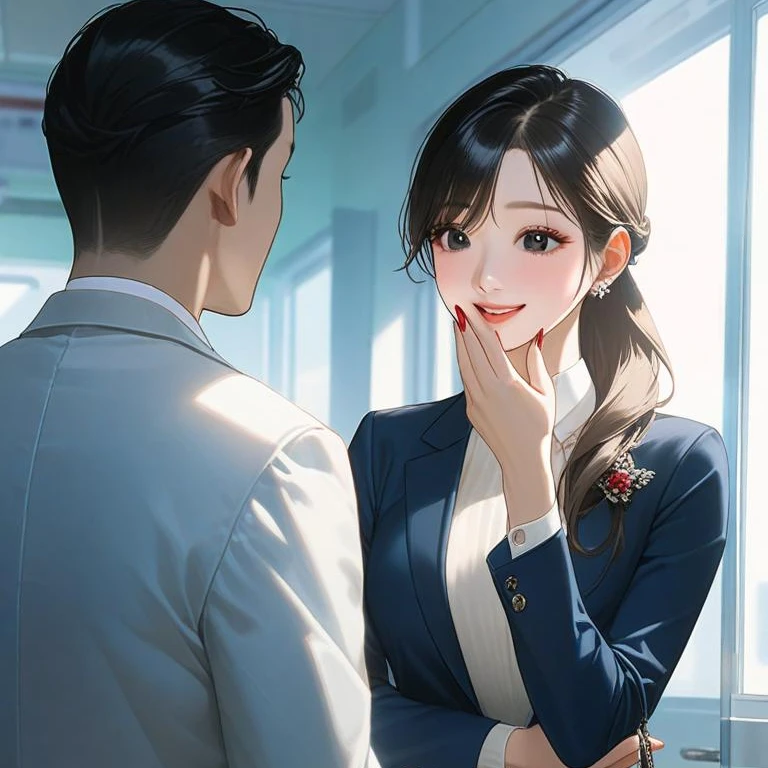<윤지아. 헤어지는 중.>