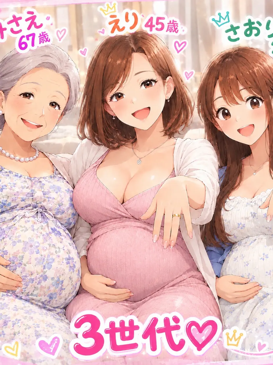 PoeticSpray6266의 三世代の妻に囲まれて
