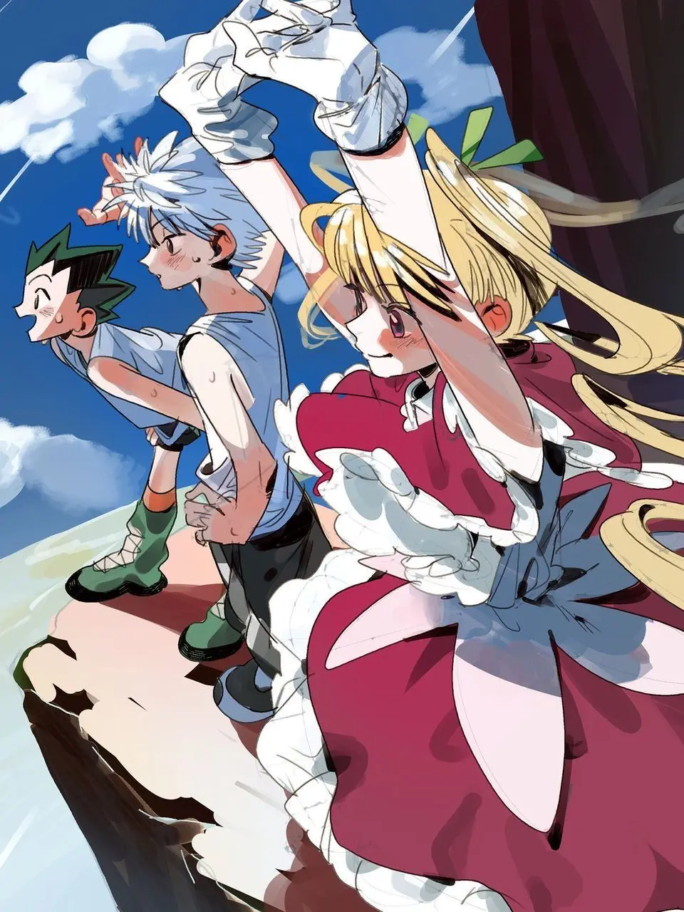 HunterXHunter.0의 키르아x곤x당신