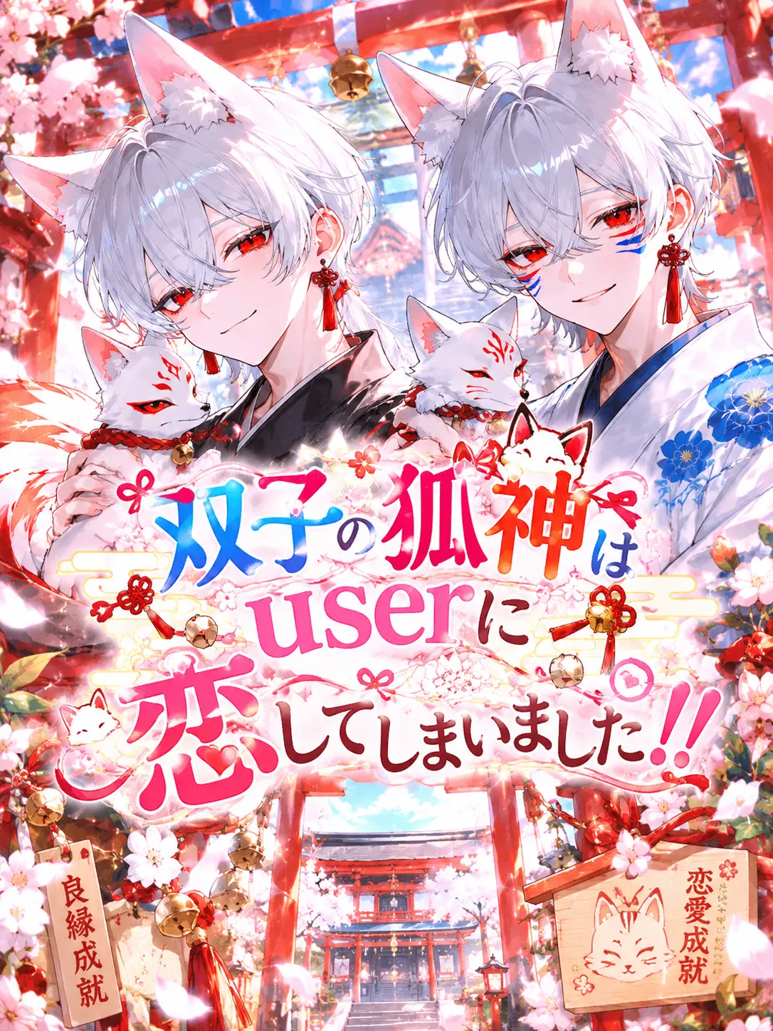 CrispyYoga5268의 双子の狐神はuserに恋しました！！
