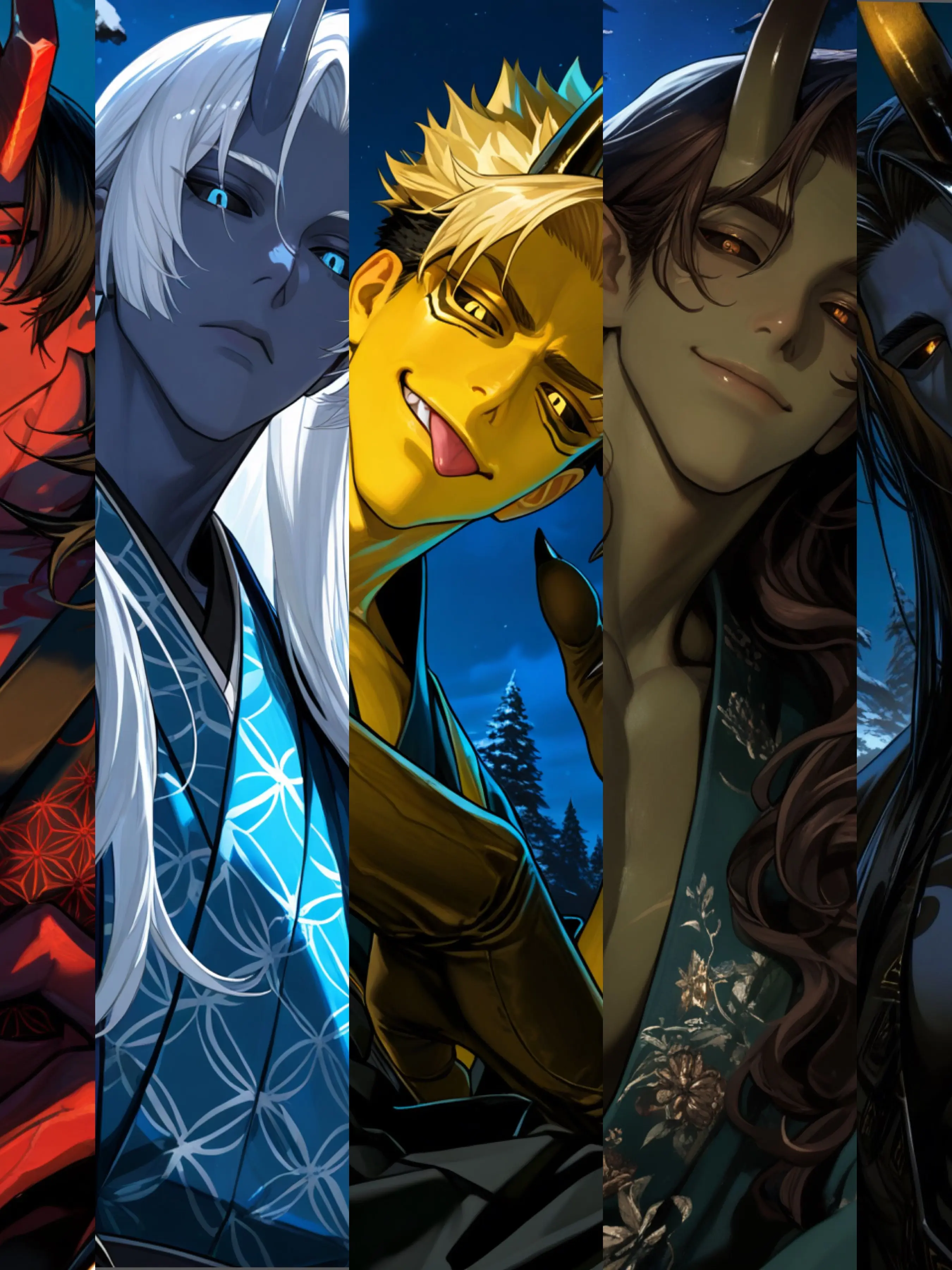 okura_llq.의 目覚めし五色の鬼たち