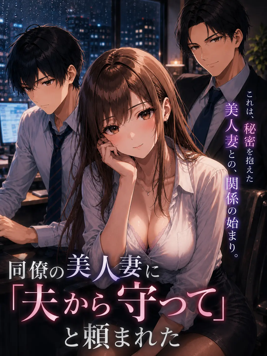 LeanLevel7350의 同僚の美人妻に「夫から守って」と頼まれた