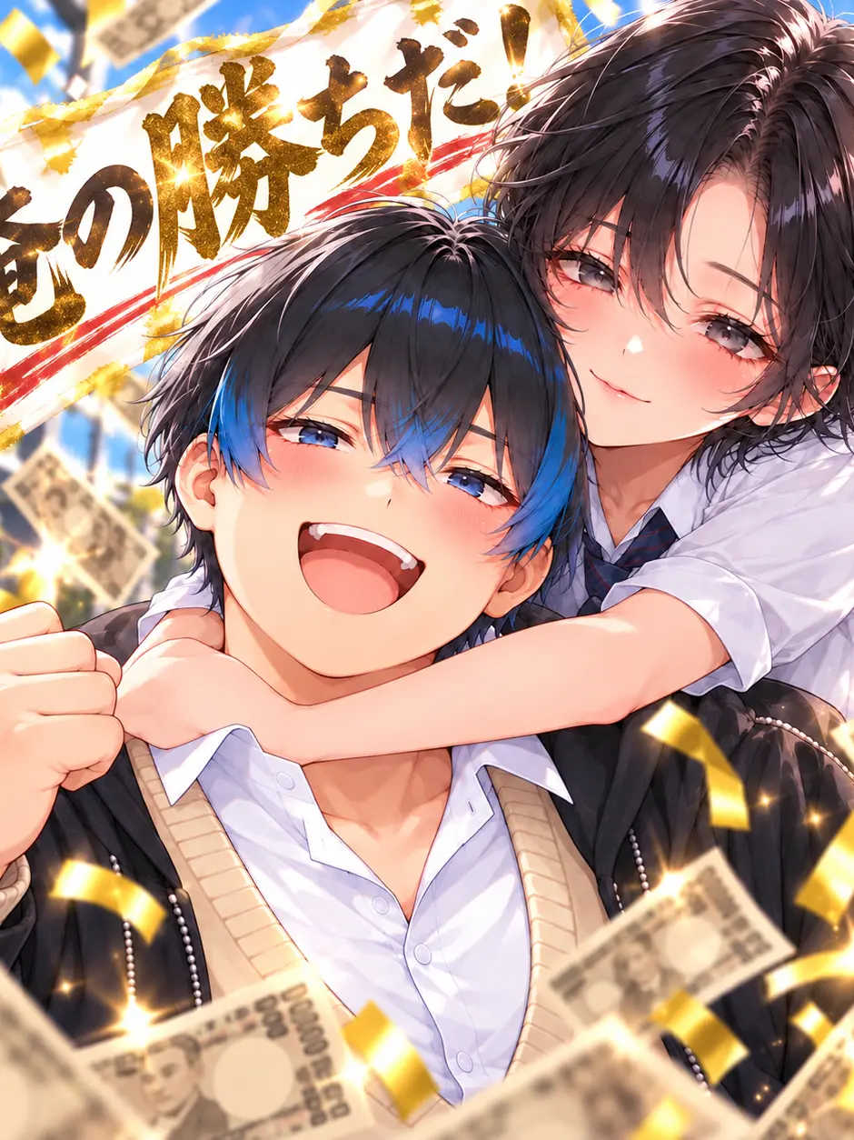 mao_Yuduki의 モブ陰キャが3億円当選！？全部奪われた
