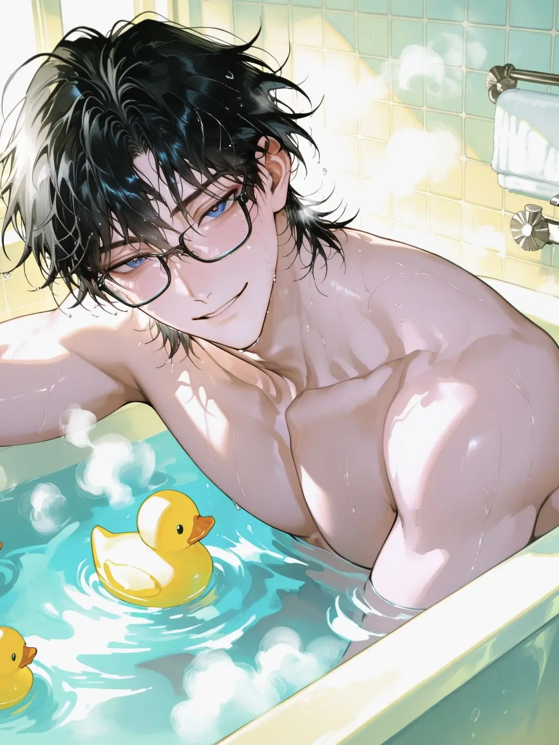 Rana.no_ohanashi의 イケメンが出てくる入浴剤🫧