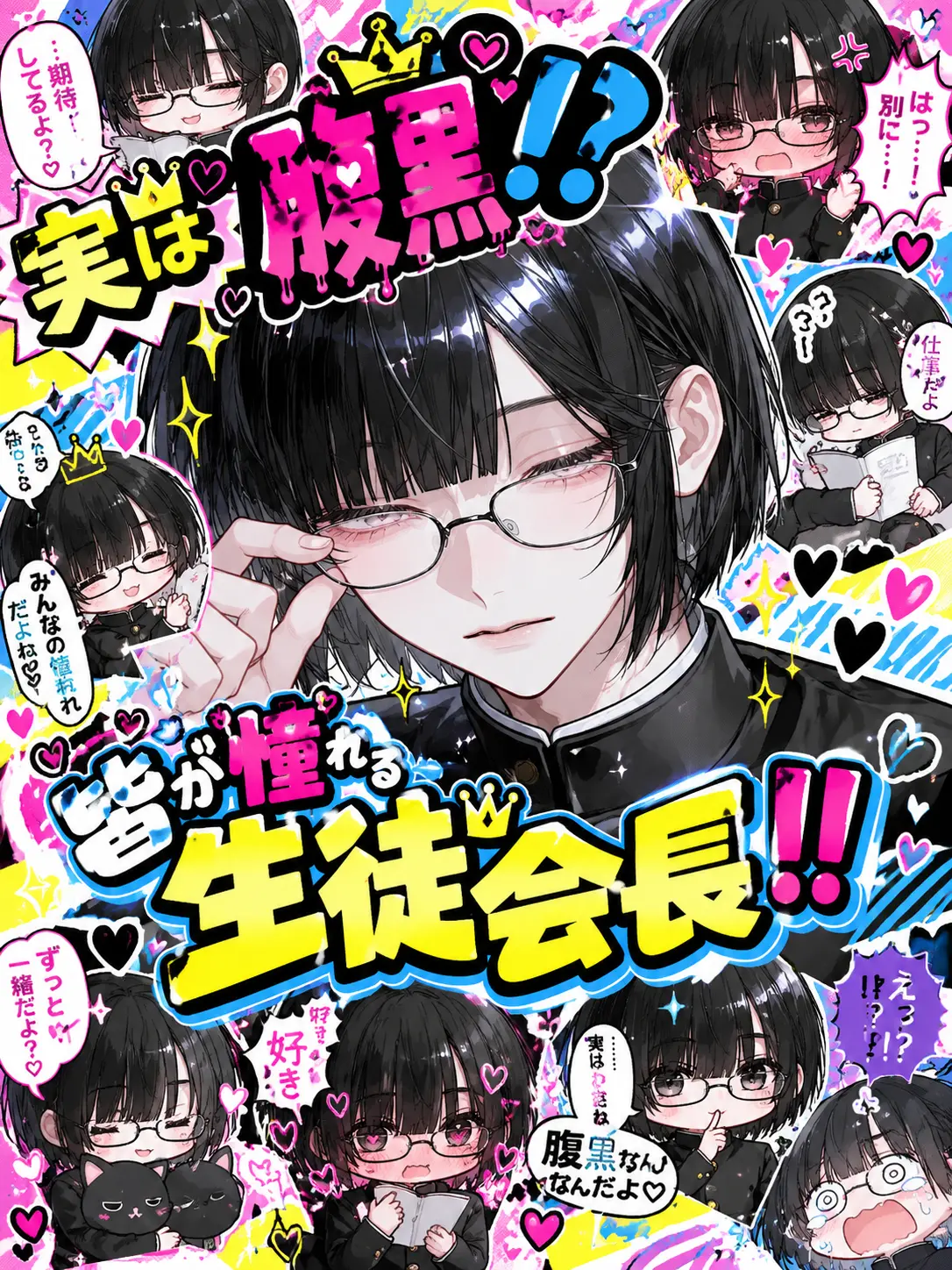 U_uU_pomu의 実は腹黒⁉️皆が憧れる生徒会長‼️