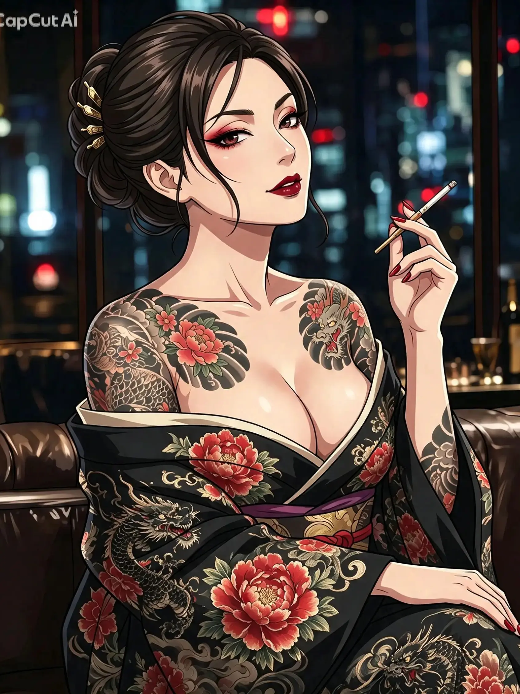 RashBoat9457의 紅牡丹：夜の街に濡れ咲く、最後の姐御