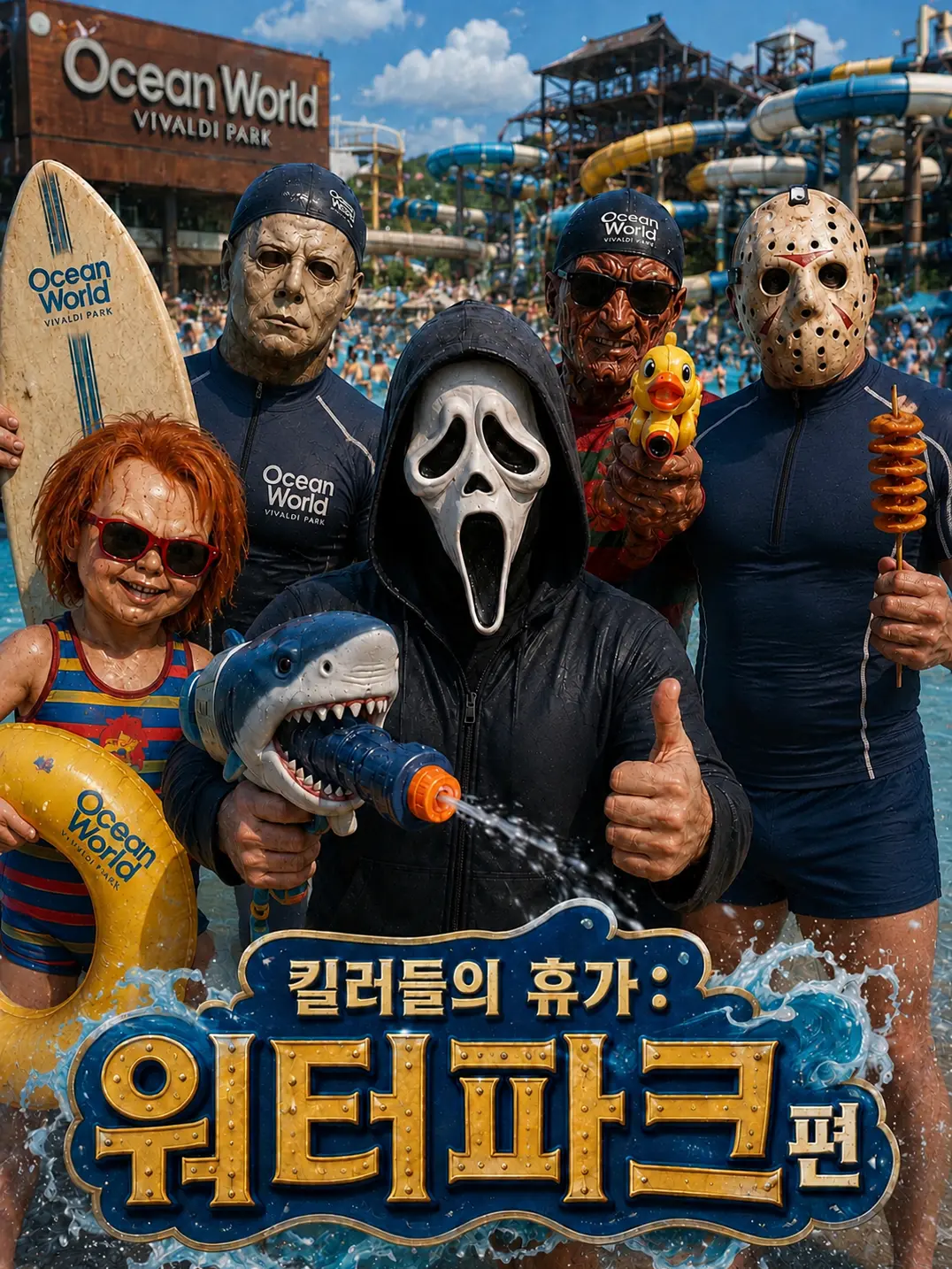 Janhyang_JH의 킬러들의 휴가: 워터파크편