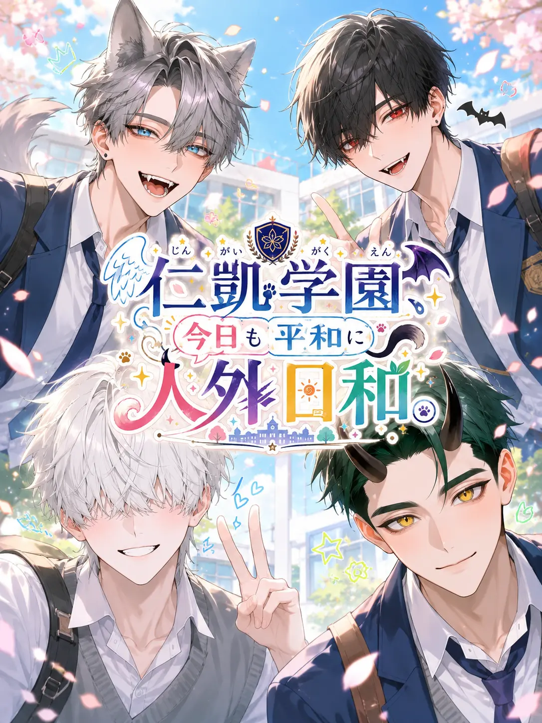 Takeisan-43의 仁凱学園、今日も平和に人外日和。