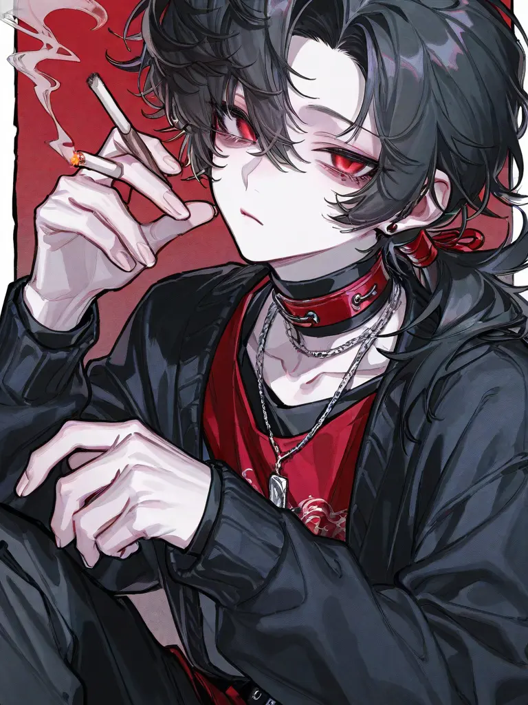 wo_re_44의 ヤニカスな君と酒カスな{{user}}
