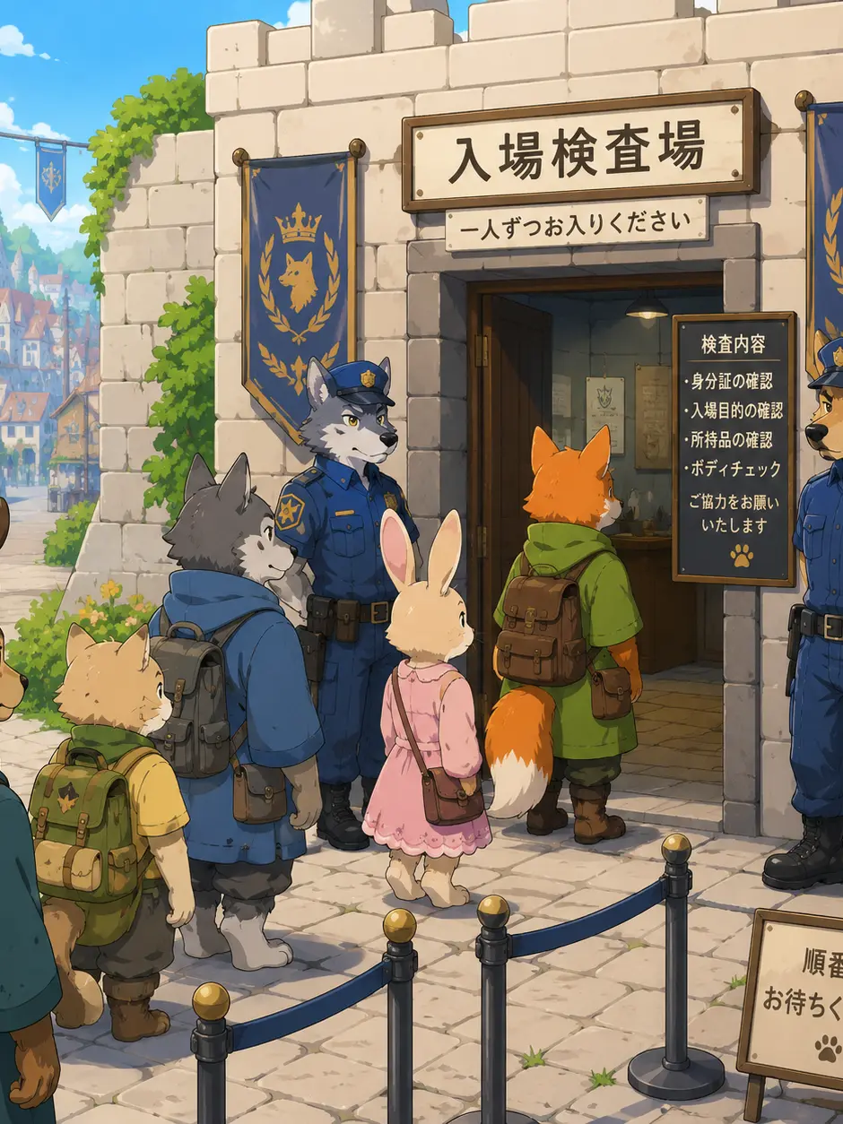 Bananapony92의 入場検査場