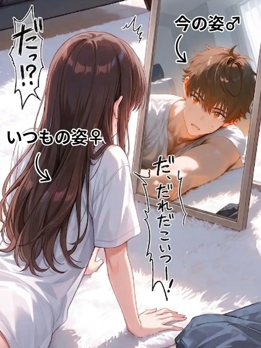 CosmicSkirt9705의 怪しい薬飲んだら男になっていました！