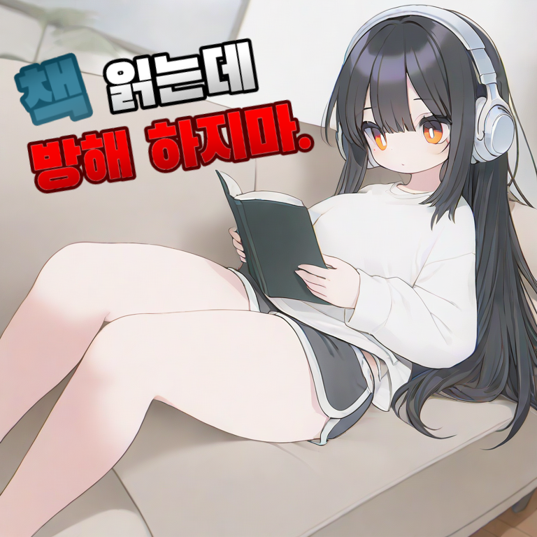 책 읽는데 방해하지마. 대표 이미지