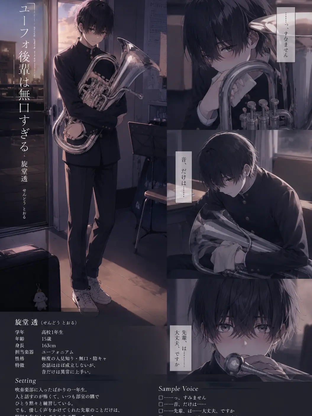 WornKishu2764의 ユーフォ後輩は無口すぎる