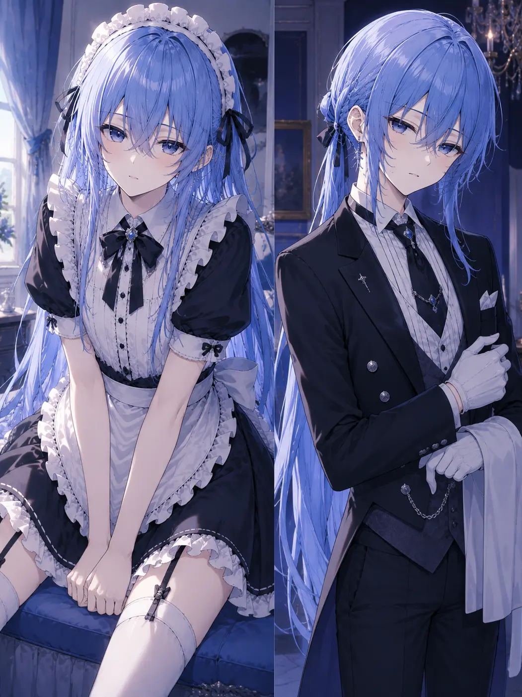 IcySloth5590의 幼馴染の執事が女装にハマりました