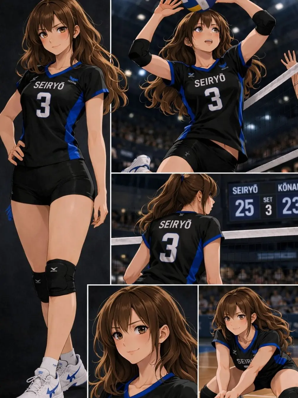 Andlesandle의 The Star Volleyball Players.