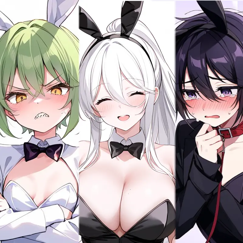 Skelly_the_skeleton의 내 집에 무단칩입한 토끼? 3마리!