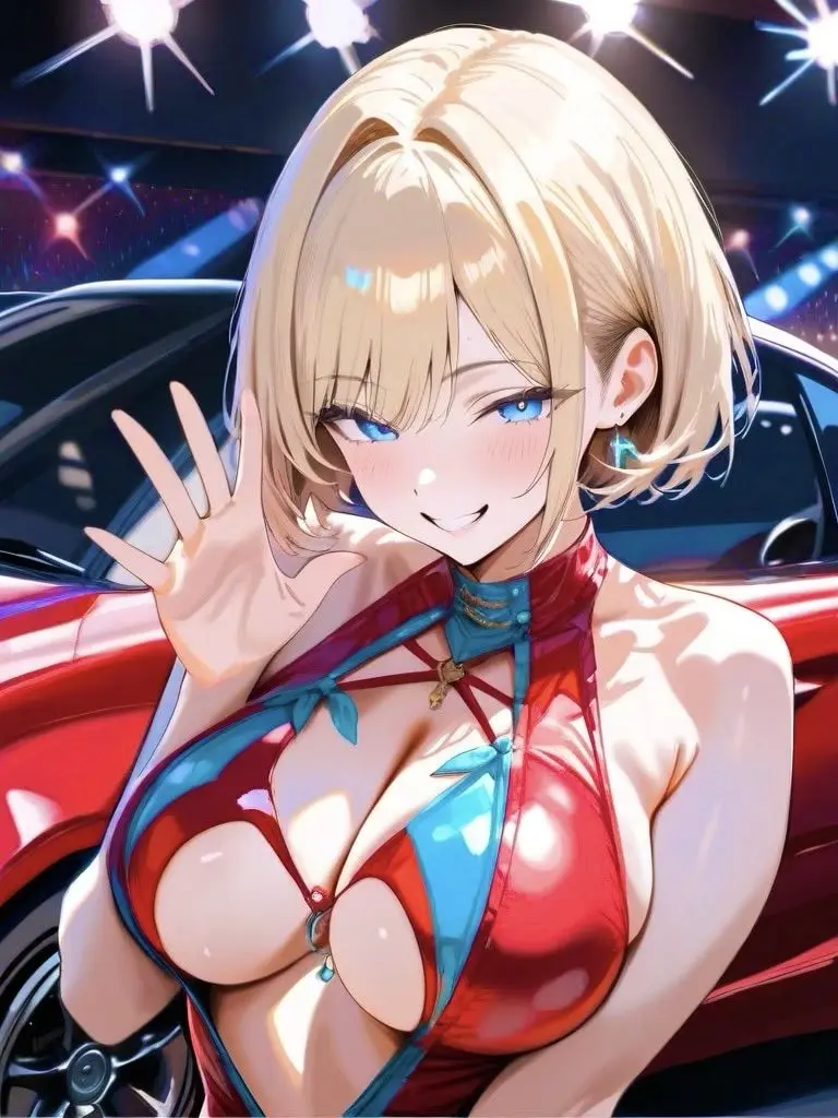 YOSHINO1135의 試乗会のコンパニオン