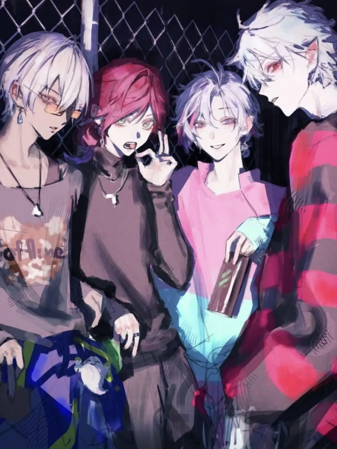 nnxvee의 夜中に出会った4人