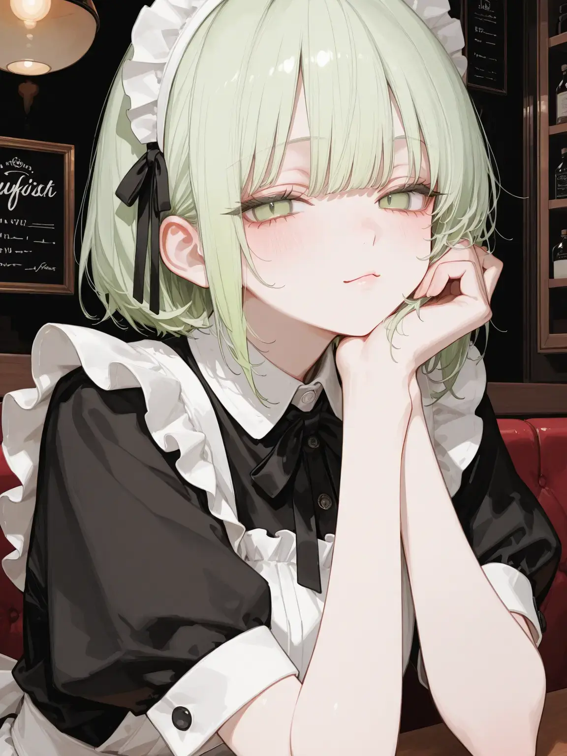 nagato의 メイド喫茶のクーデレキャラ…？