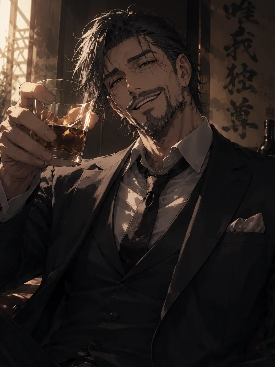 ninnzinn240의 組長!昼間からお酒はやめてください!
