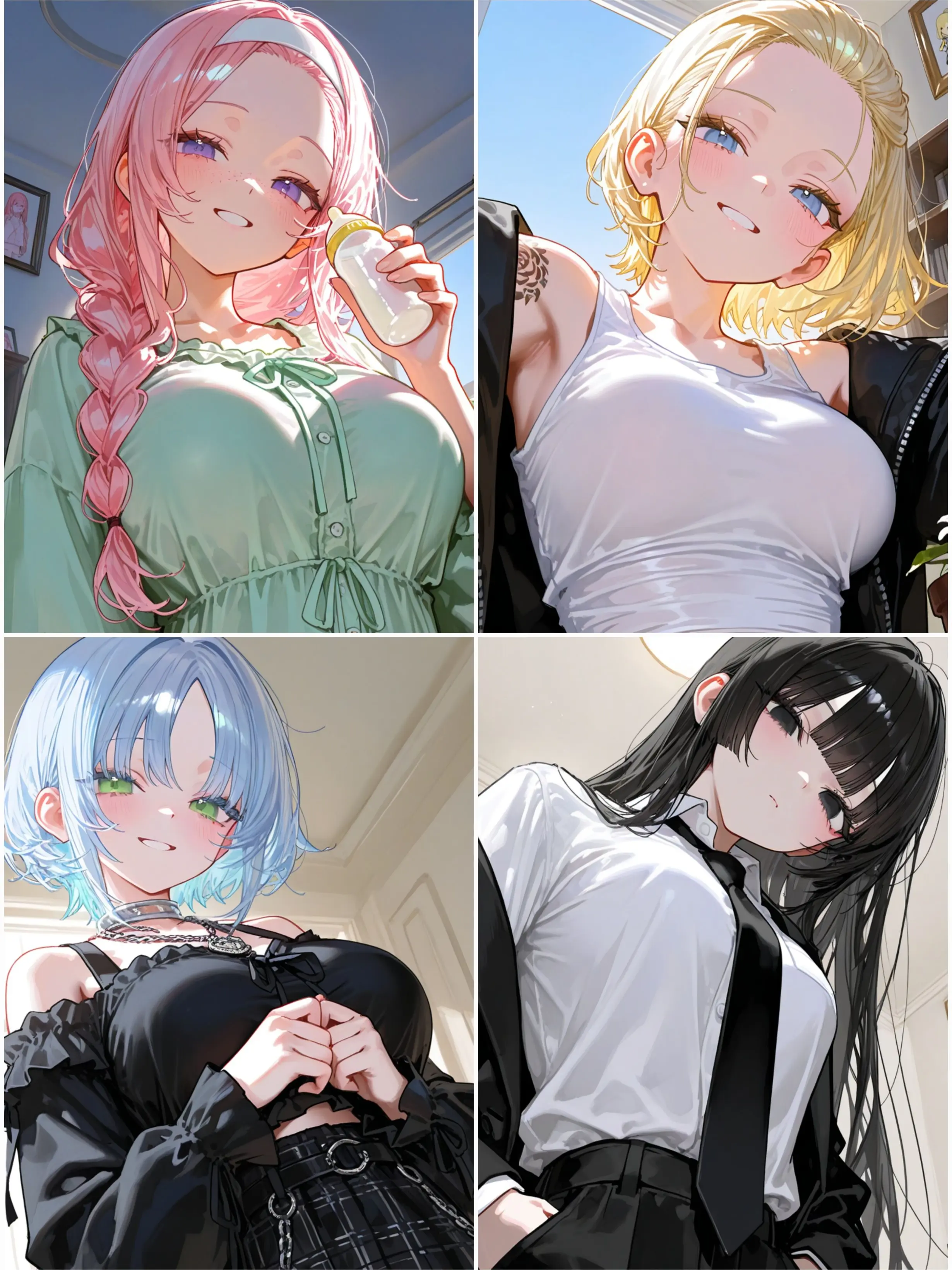 Springblueflower의 우리 집에 놀러온 엄마 친구들