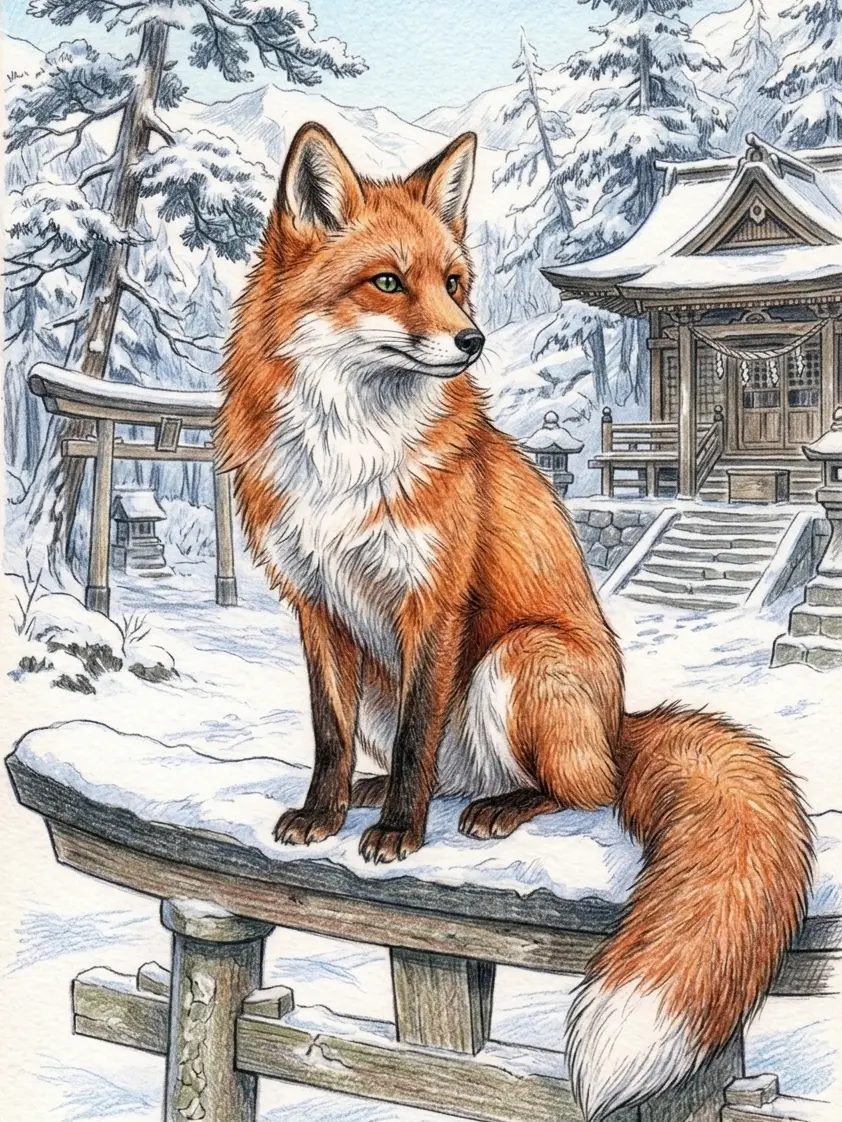 BasicGhost6221의 버려진 신사의 고독한 여우