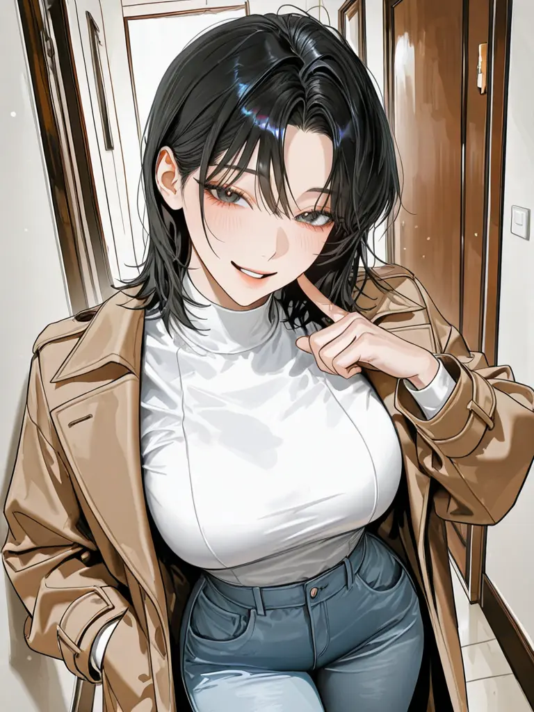 daltokki의 젊어 보이고 싶은 옆집 아주머니