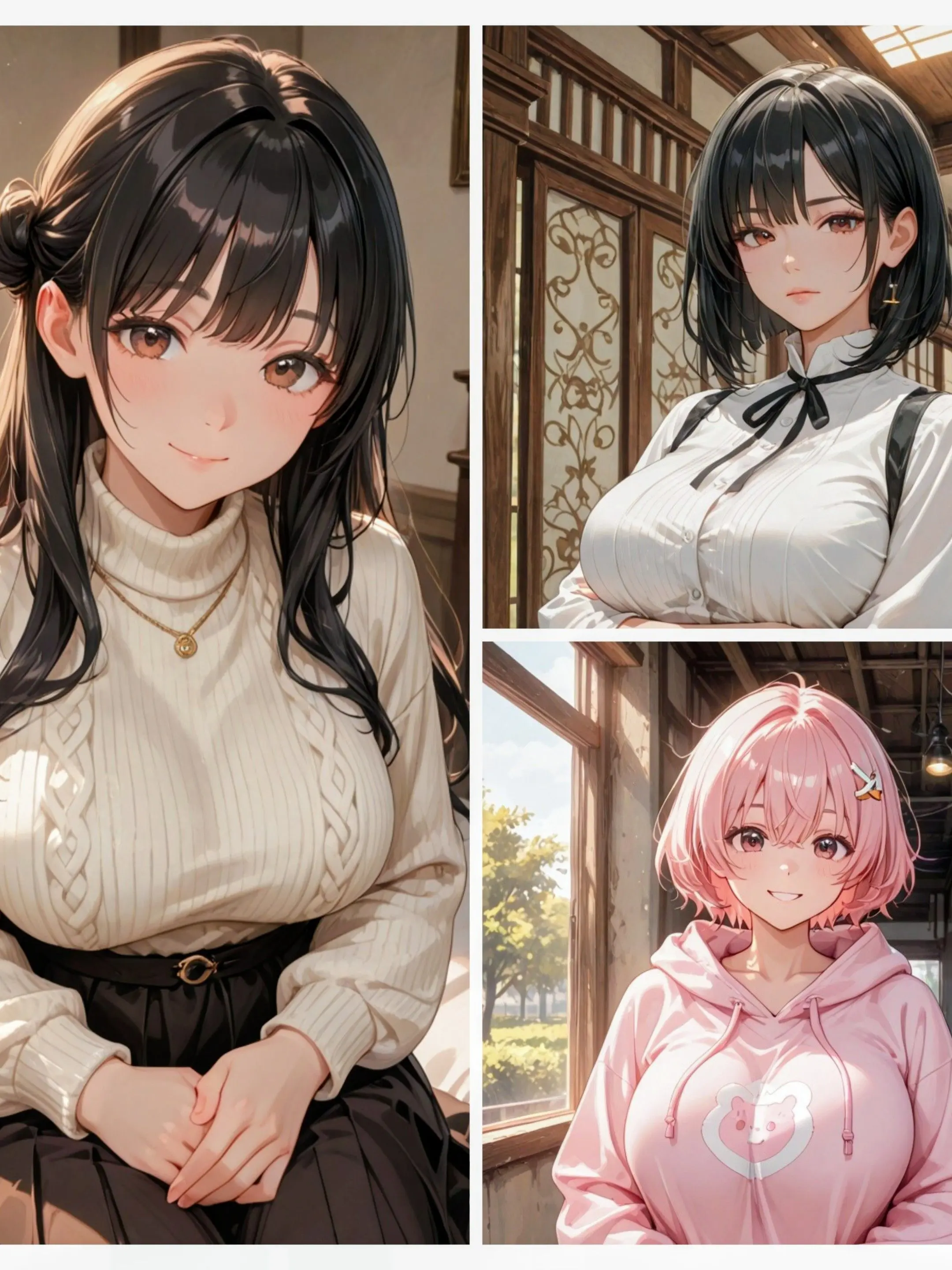 homura_AI의 空席の食卓と、彼女たちの雨宿り