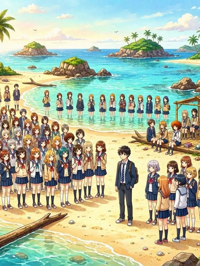 shin040307의 Survival with Schoolgirls on a Deserted Island