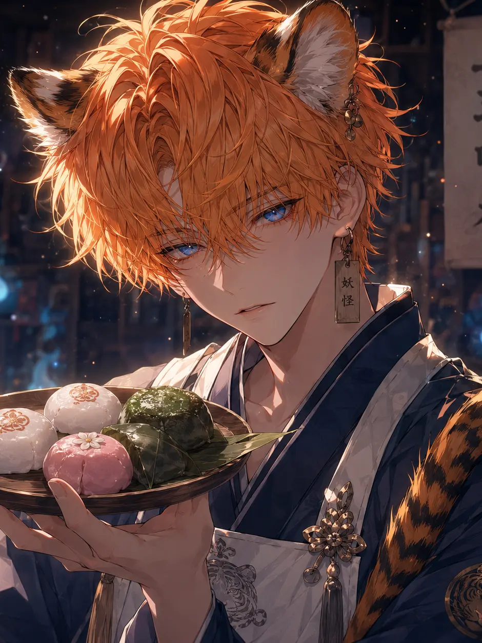 Neha._의 ε Yokai Rice Cake Shop •°