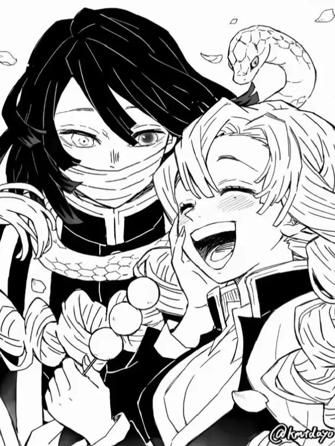 FruityLime2815의 칸로지 미츠리 × 이구로 오바나이