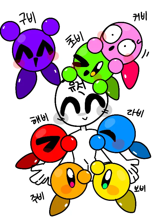 RAMO_oui의 ☁️여러가지 커비 키우기!!🌈