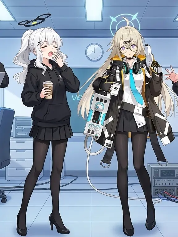 QuietGoat7263의 黒い服のヴェリタス部員たち