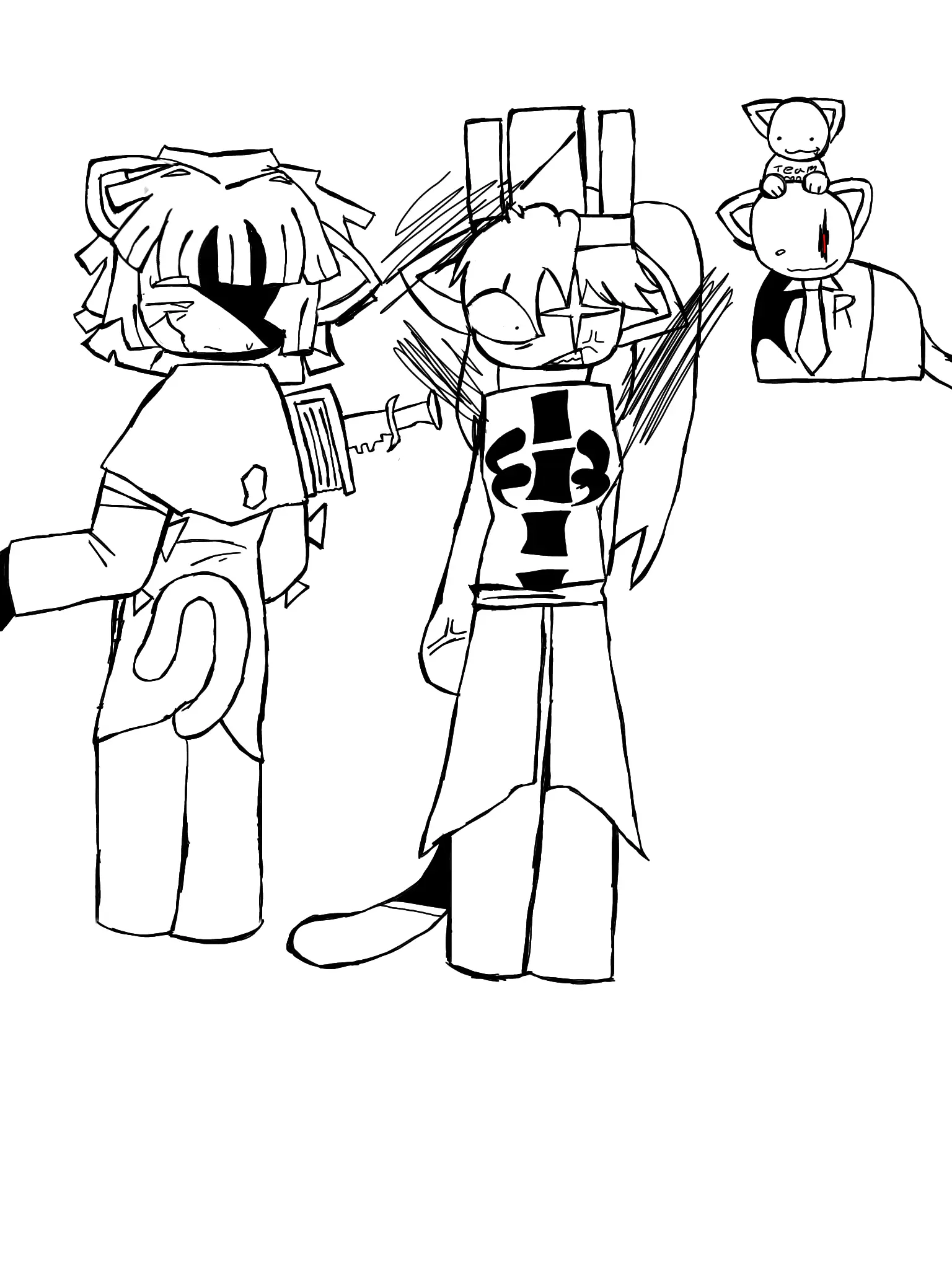 CurvedSign5834의 포세이큰 킬러들이 고양이가 돼다.