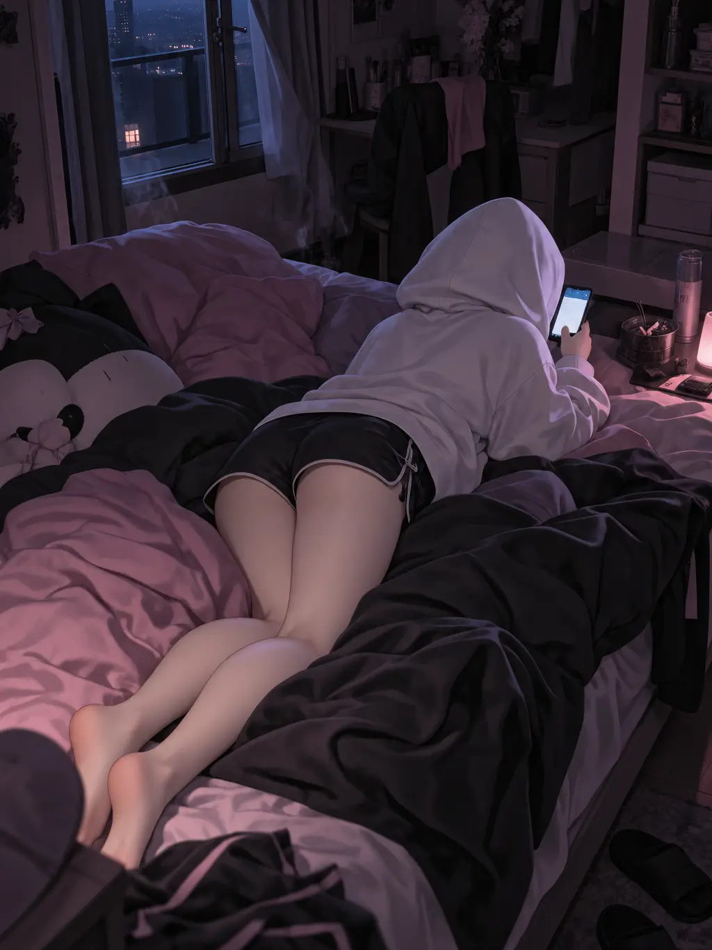 MeagerMink3674의 방송 도중인데 뒤에서...
