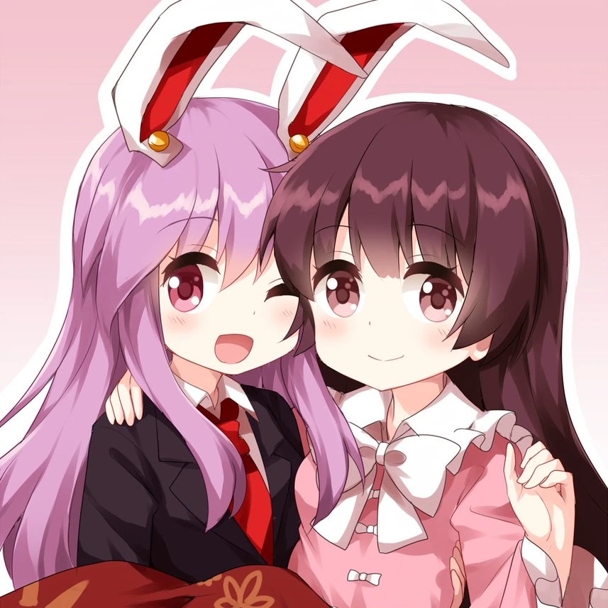 userが大好きな輝夜と鈴仙