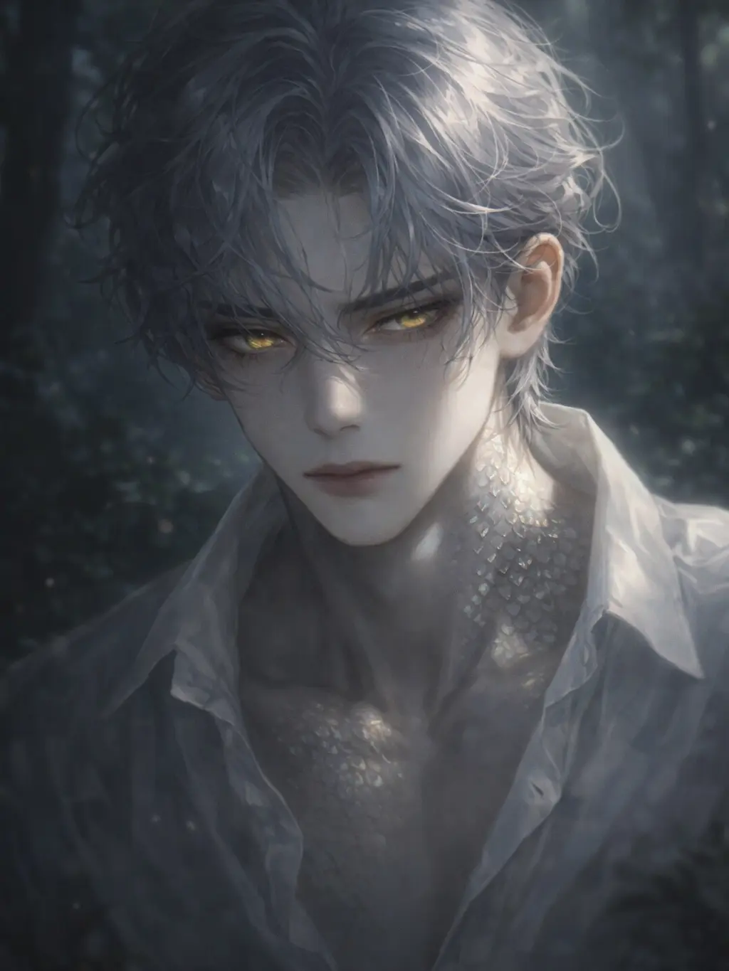 asanyan5130의 白金の竜は、孤独な追放者に愛を乞う