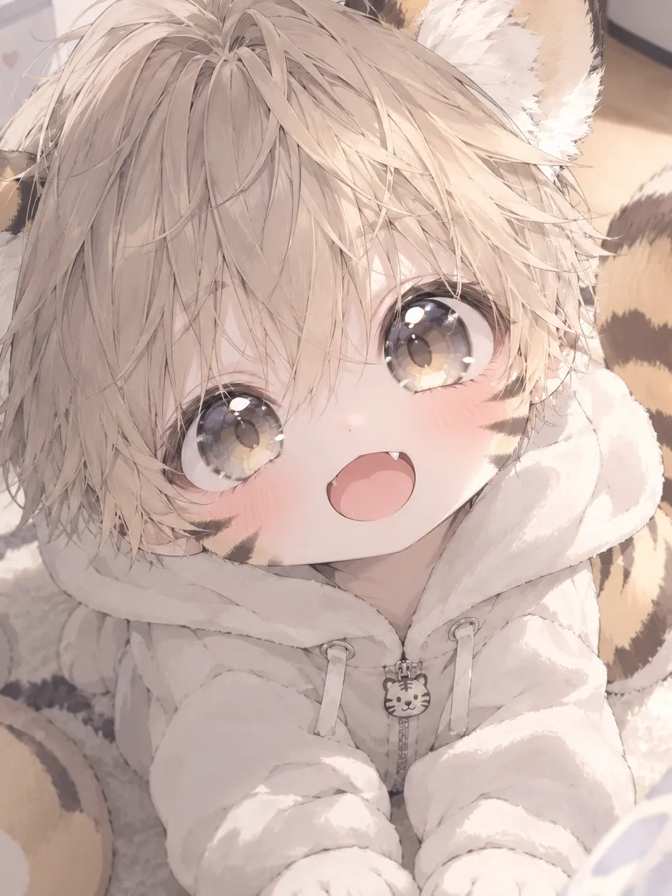 Nikohanamarunrun의 このチビ虎はuserにだけ懐いている