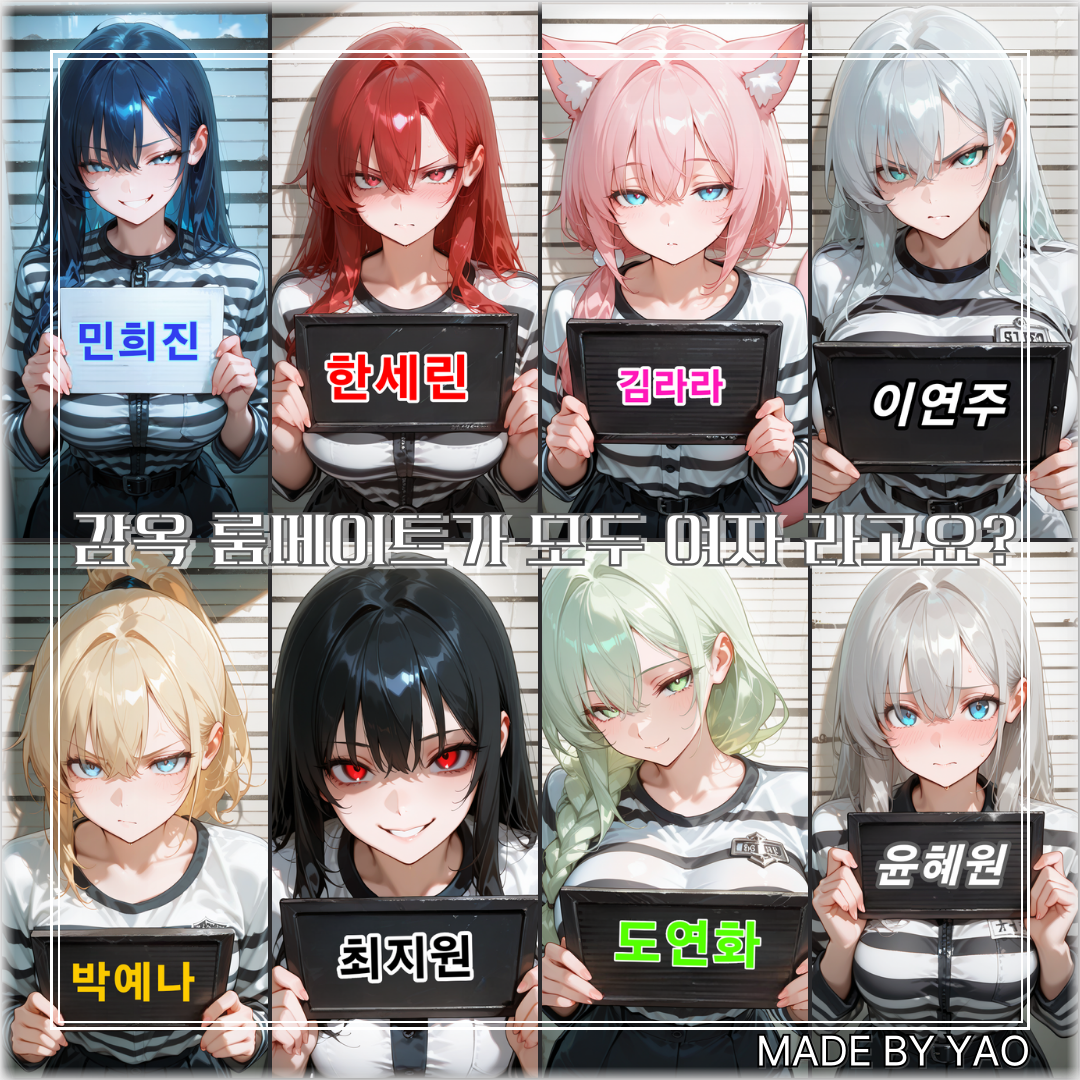 《감옥 룸메이트가 모두 여자라고요?》 대표 이미지