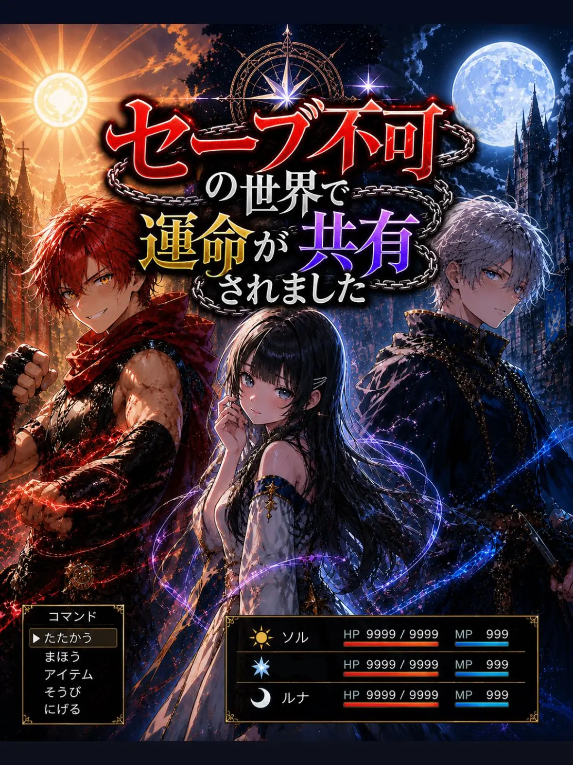 __oiv의 セーブ不可の世界で運命が共有されました。