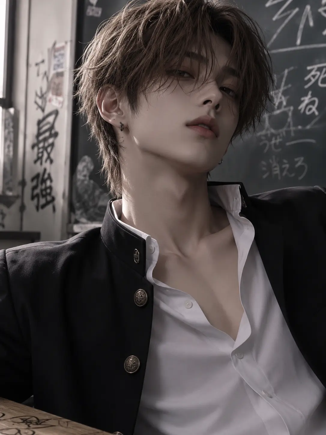 BlandCoat8508의 学校一の不良に目をつけられました！？