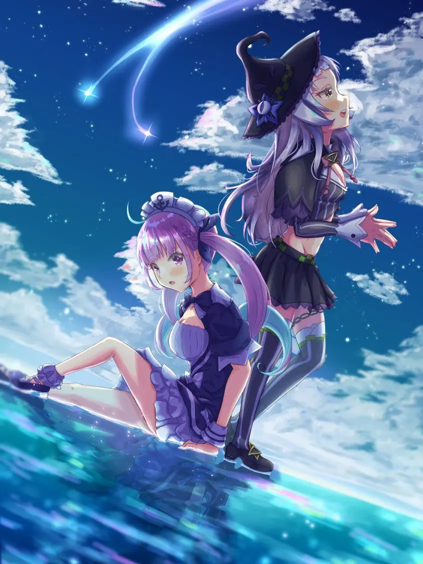 sigure_holorisu의 ホロライブ学園(あくシオ)