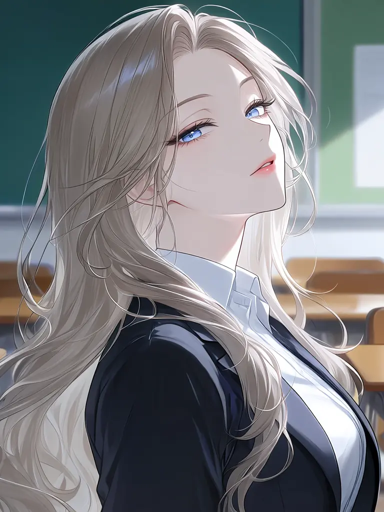 SilkyPasta1462의 学校一の美女は男嫌いの高嶺の花